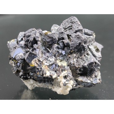 Mineral pirita galena cristalizados