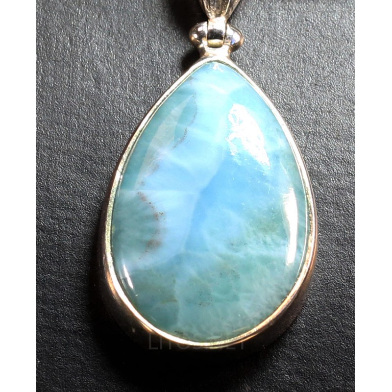 Larimar colgante natural