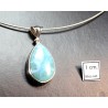 Larimar colgante natural