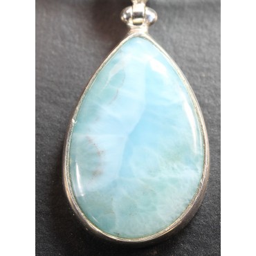 Larimar colgante natural