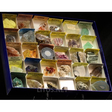 Colección de minerales