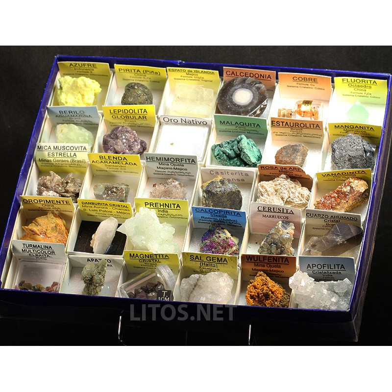 Colección de minerales