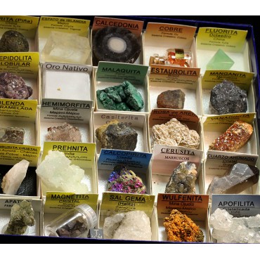 Colección de minerales