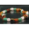 Collar de minerales pulidos
