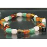 Collar de minerales pulidos