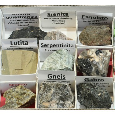 Colección de rocas