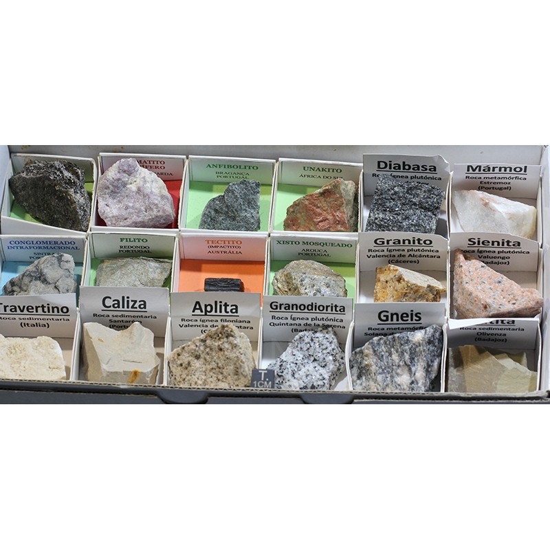 Colección de rocas
