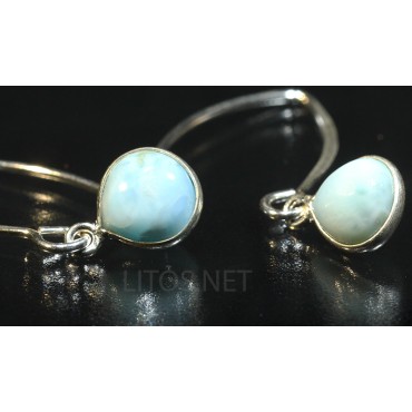 Larimar pendientes