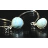 Larimar pendientes