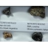 Colección de meteoritos y tectita