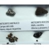 Colección de meteoritos y tectita