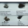 Colección de meteoritos y tectita