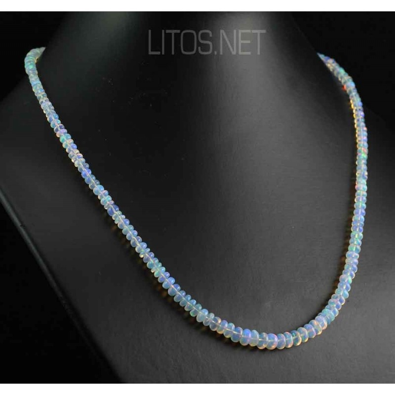 Precioso Collar De ópalo Procedente De Etiopía Engarzados En Hilo
