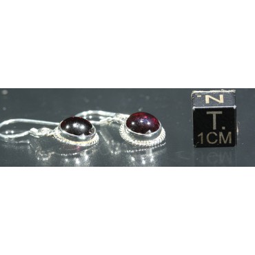 Granate almandino pendientes