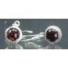 Granate almandino pendientes