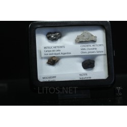 Colección de meteoritos y tectita