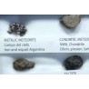 Colección de meteoritos y tectita