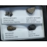 Colección de meteoritos y tectita