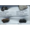 Colección de meteoritos y tectita