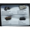Colección de meteoritos y tectita