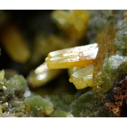 Mimetita y wulfenita