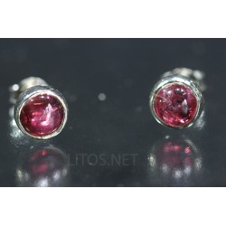 Pendientes de turmalina