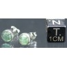 Pendientes de turmalina