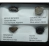 Colección de meteoritos y tectita