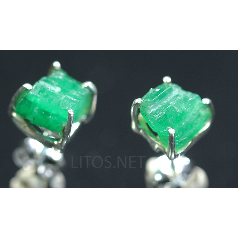 Berilo esmeralda, pendientes