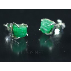 Berilo esmeralda, pendientes