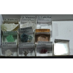 Colección de minerales escala de Mohs - Litos