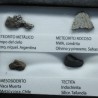 Colección de meteoritos y tectita