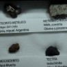 Colección de meteoritos y tectita