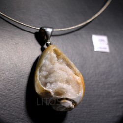 Colgante Gasterópodo fósil  - Litos