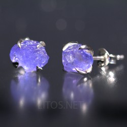 Tanzanita pendientes