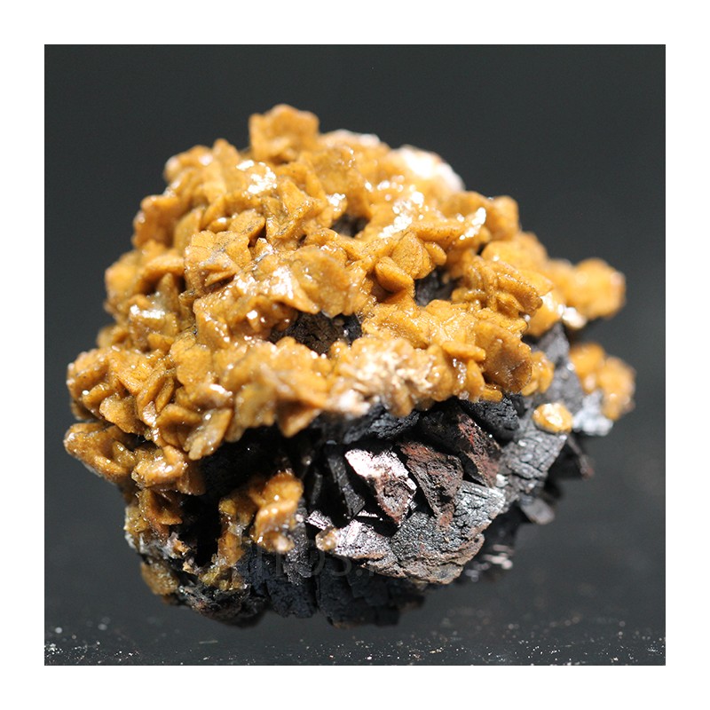 Siderita con calcita