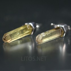 Cuarzo citrino, pendientes