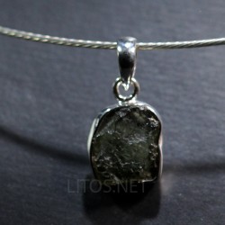 Moldavita, colgante