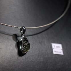 Moldavita, colgante