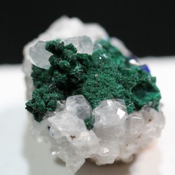 Malaquita Azurita y cuarzo