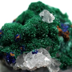 Malaquita Azurita y cuarzo