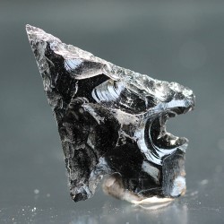 Punta de lanza obsidiana