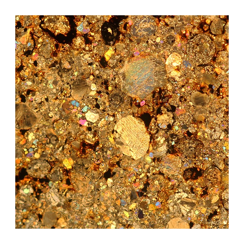 NWA 17438, lámina delgada