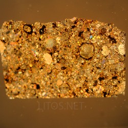 NWA 17438, lámina delgada