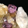 Fluorita con calcita