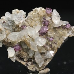 Fluorita con calcita