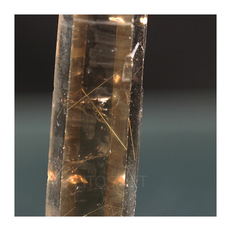 Cuarzo ahumado con rutilo