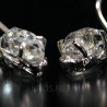 Cuarzo Herkimer pendientes