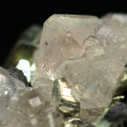 Fluorita y Pirita