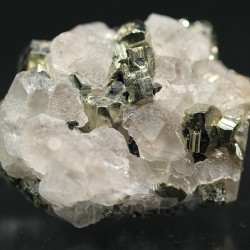 Fluorita y Pirita